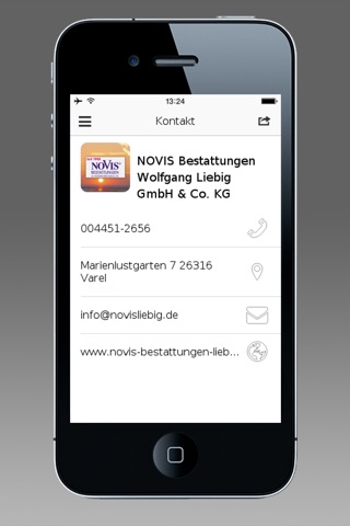 NOVIS Bestattungen screenshot 3