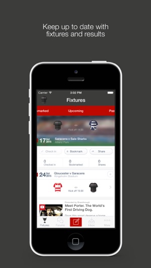 Fan App for Saracens