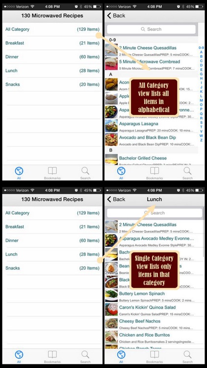 130 Microwaved Recipes screenshot-3