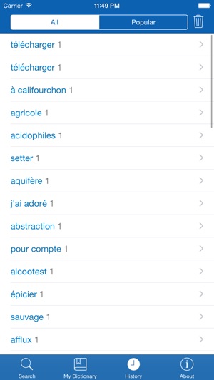 French <> Spanish Dictionary + Vocabulary trainer(圖5)-速報App
