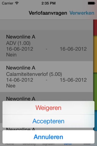 Werkgeverloket screenshot 3