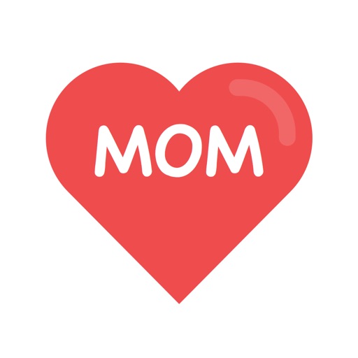 Mother's Day Photo Stickers - with Facebook & Instagram Sharing Icon