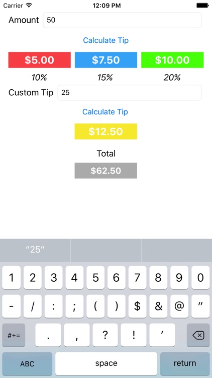 Tip Calculator - Kyle Dampier