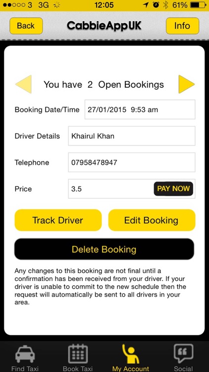 CabbieAppUK (Passenger's free booking App) screenshot-4