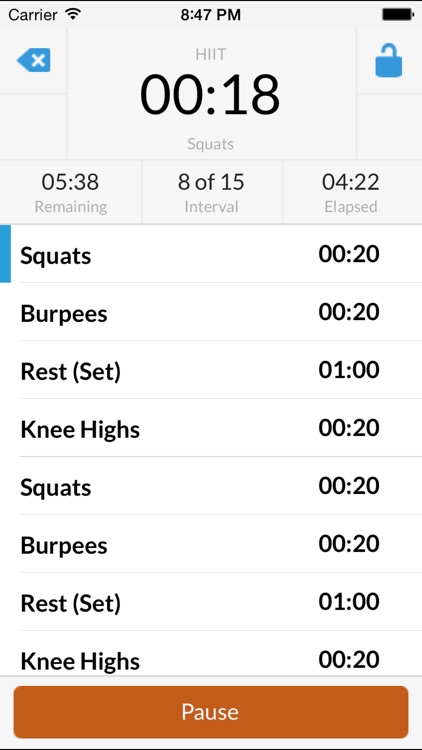 Intervals - Timer for HIIT, Tabata and Circuit