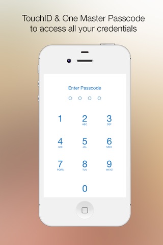 Safer - Password Manger & Secure Data Account con supporto TouchID screenshot 2