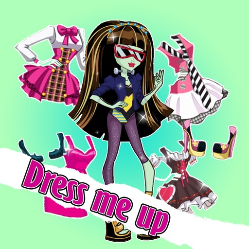 Dress Up Fashion Girls Kids Game Monster High Version