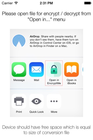 EncryptMe screenshot 2