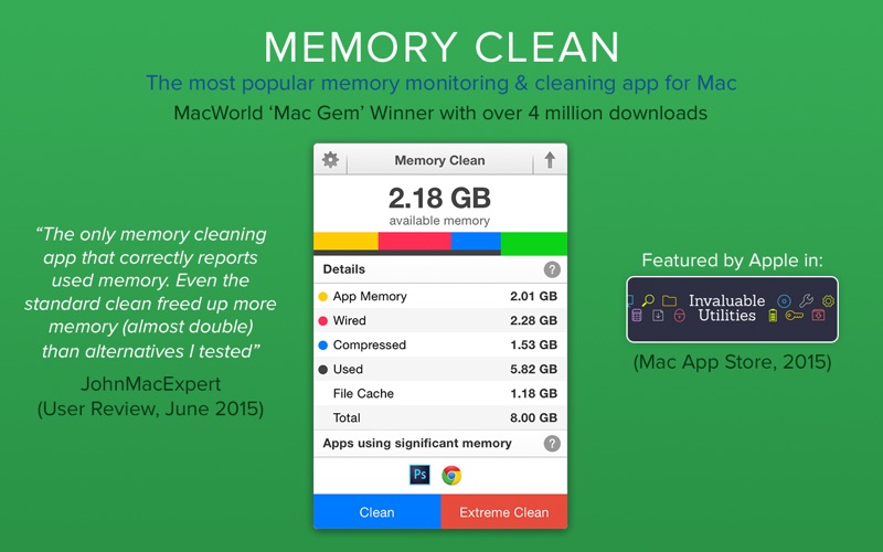 Memory Clean - Free Up Memory скриншот программы 1