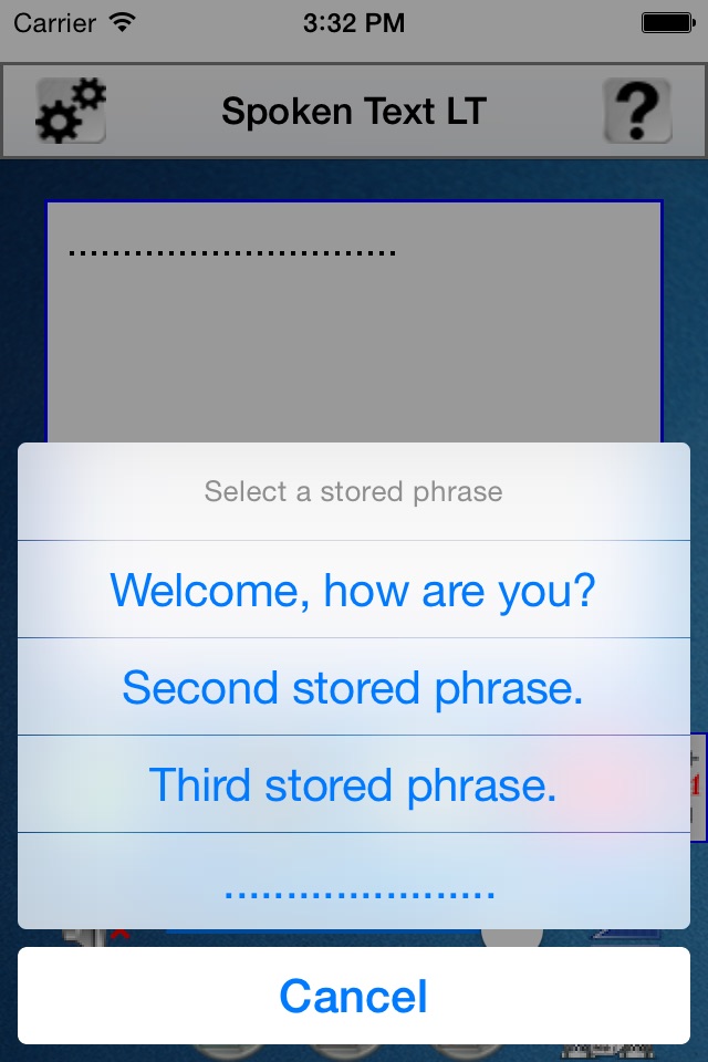 Spoken Text LT screenshot 3