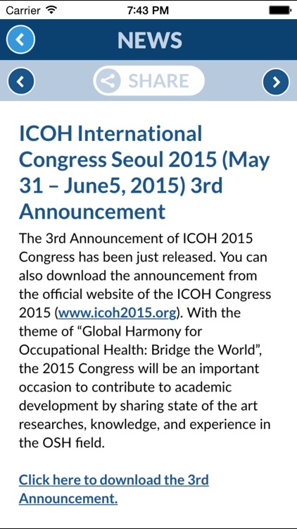 ICOH - International Commission on Occupational Health