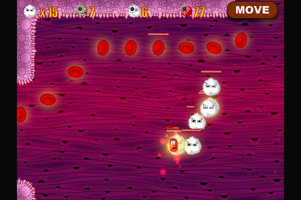 Microbe Wars - Viruses,Bacteria,Blood Cells Deadly Bio Clash screenshot 2