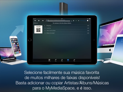 MyAudioStream HD Pro UPnP audio player and streamer for iPad screenshot 3