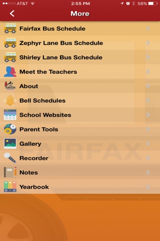 Fairfax School District screenshot 2