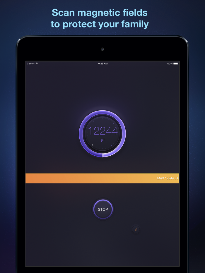 Tesla Meter - magnetic and gauss field measurement tool and metal detector