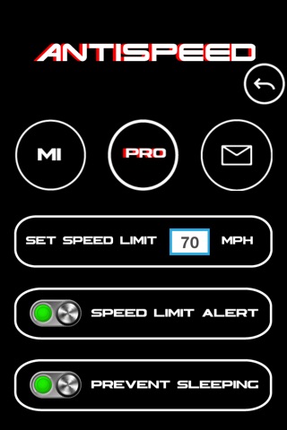 CYCLO-Bicycle Speedometer and Speed Limit Alarm System screenshot 3