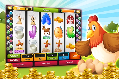 "777" Farm Fruit Lucky Vegas Fun Slots HD -  Spin To Win Rich Gold Treasure screenshot 2