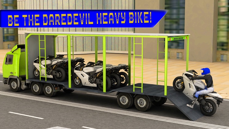 Transport Truck Driver Motorcycle Cargo Simulator 3D screenshot-3