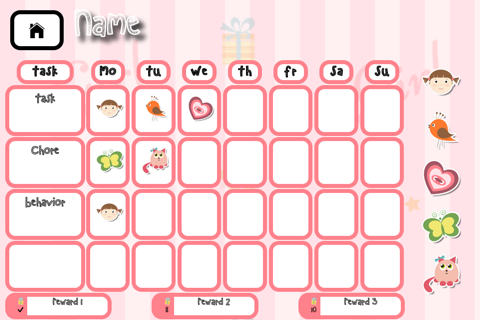 My Reward Calendar - Reward your kids for behaviors, tasks, chores and goals screenshot 2