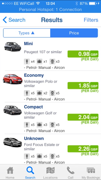 Comparison Car Hire