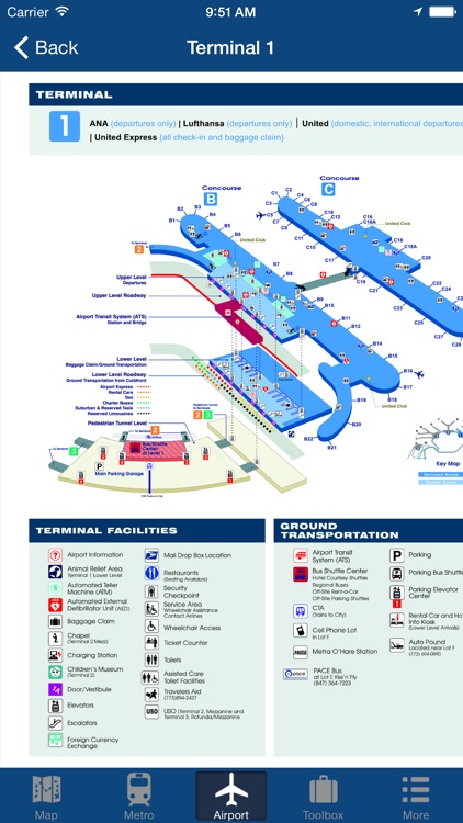 Chicago Offline Map - City Metro Airport
