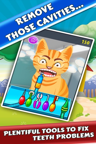 ' A Kitty Cat Dentist Hospital Care Play Animal's Hygiene Surgeon For Kids screenshot 2