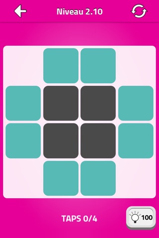 Dark Squares - free lights out logic puzzle screenshot 2