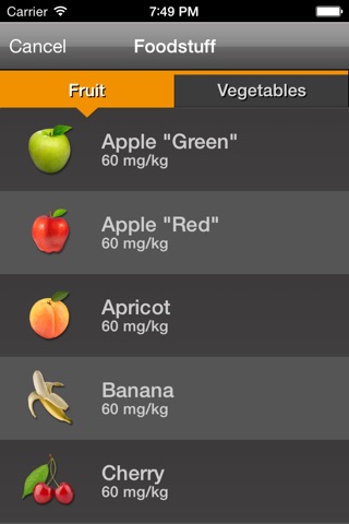 ITERIUM Food Tester screenshot 2