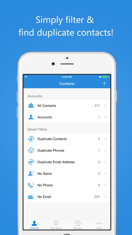 Contacts Cleaner Pro - Cleanup & Merge Duplicate Contacts & Easy Backup
