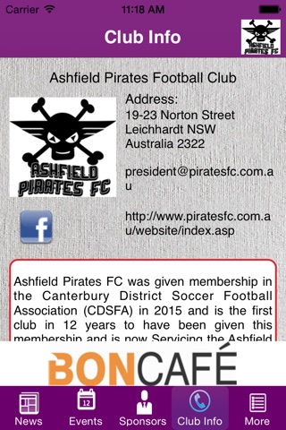 Ashfield Pirates Football Club screenshot 2