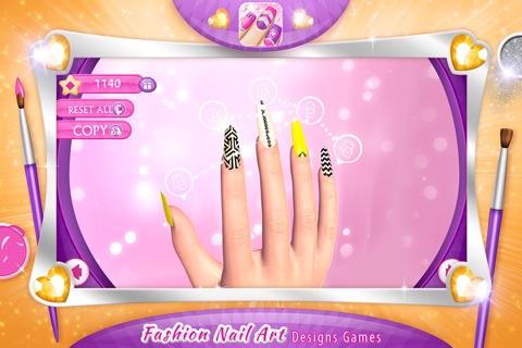 Fashion Nail Art Designs Game: Pink Nails Manicure Salon and Beauty Studio for Girls screenshot 3