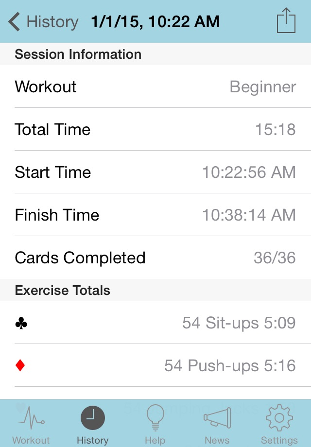 RipDeck - Deck of Cards Workout screenshot 3