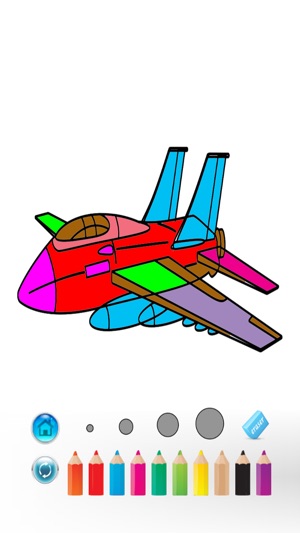 Airplane Coloring Book