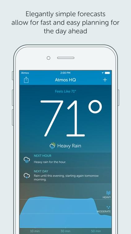 Atmos - Weather for your iPhone and Watch screenshot-0