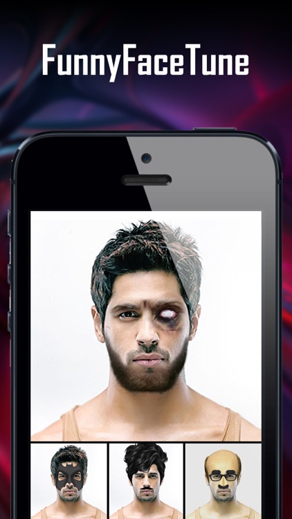 Funny Face Tune Pro - Selfie Photo Maker to Add Tattoo, Wig, Mustache, Piercing and More on Yr Body