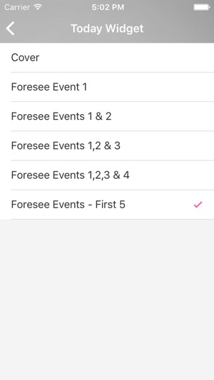 Foresee - Personal Event Manager(圖4)-速報App