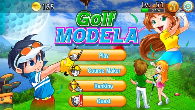 Golf MODELA -Golf Game -Craft golf course(圖1)-速報App