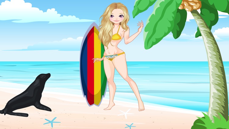 Tropical Fashion Models 2 - Dress up and make up game for kids who love fashion screenshot-4