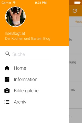 IlseBlogt - Kochen, Garten, Hoopdance App screenshot 2
