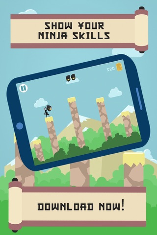 Amazing Ninja Jump Revenge screenshot 3