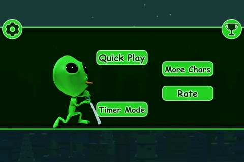 Mega Alien Space Cricket - cool cricket live batting match screenshot 2