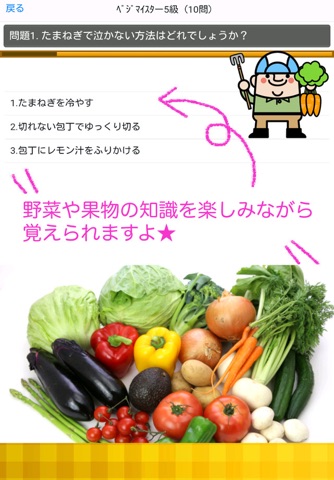 非公式LOHASベジタブルマイスター野菜ソムリエ検定 screenshot 2