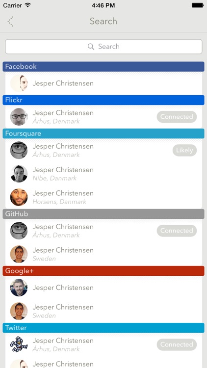 Peopls – Find your friends on Twitter, Instagram, Flickr, Tumblr and others