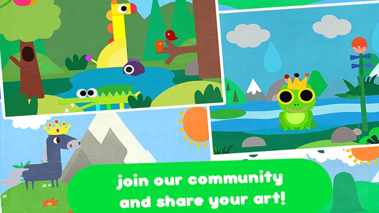 Crea World Animal – create and play – creative art studio for kids with cute jungle and forest animals screenshot-4