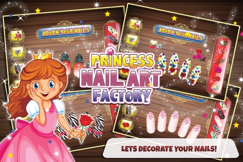 Princess Nail Art Factory – Make beauty salon & makeover items in this simulator game screenshot 3