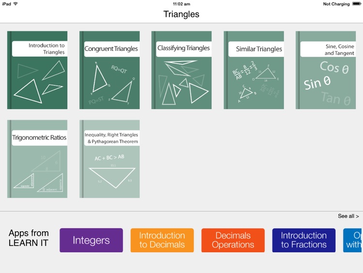 Triangles. by Learn It Applications LLC