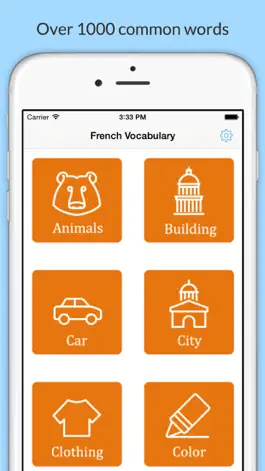 Game screenshot Learn French with Common Words mod apk