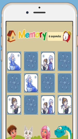 Memory game for girls: Ice Princess - learning game for girl(圖2)-速報App