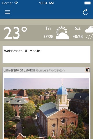 University of Dayton Mobile screenshot 2