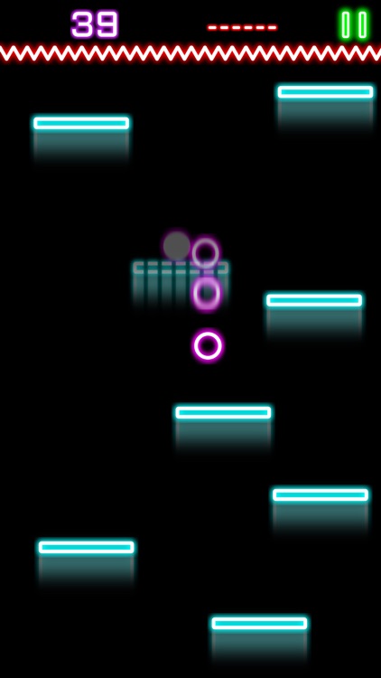 Rock Hero Drop in glowing light shaft scrolling at speed screenshot-3